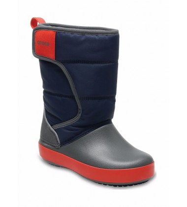 Crocs™ sniego batai Lodgepoint Kid's. Spalva tamsiai mėlyna / raudona