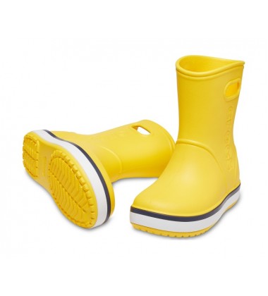 Crocsband Rain botai. Spalva geltona