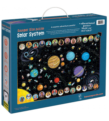 BANANA PANDA Suuuper Size Puzzle Solar System 7+