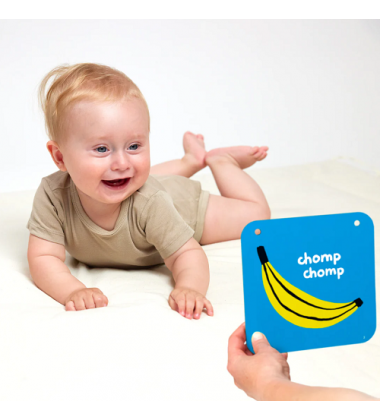 BananaPanda High Contrast Baby Cards 6+9+