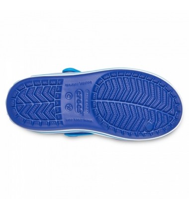 Crocs Crocband Sandal basutės. Spalva mėlyna / šviesiai mėlyna