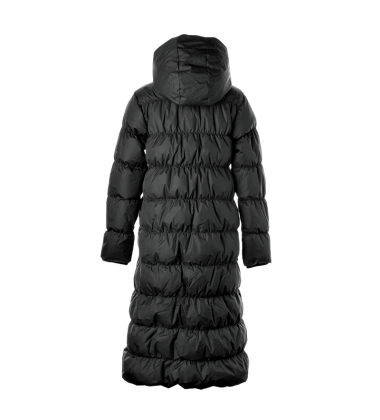Huppa žiemos pūkinis paltas moterims NAIMA. Spalva juoda