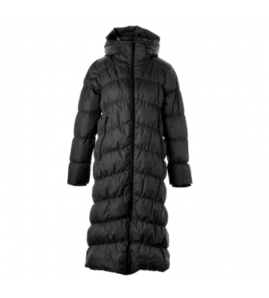 Huppa žiemos pūkinis paltas moterims NAIMA. Spalva juoda