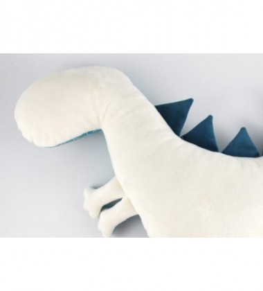 MYtinyHobby pagalvėlė - žaislas Dinozauras. Spalva šviesiai mėlyna