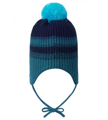 Reima žiemos kepurė Hiberna. Spalva dryžuota mėlyna
