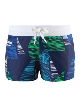 Reima plaukimo šortukai TONGA. Spalva mėlyna su žaliu printu