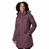 Naujiena! Columbia moteriška striukė Suttle Mountain™ Long Insulated Jacket. Spalva bordinė