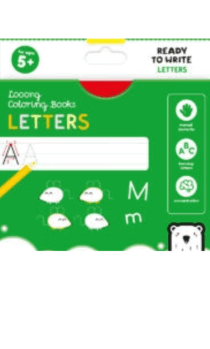 BANANA PANDA Looong Coloring Books - Ready to Write Letters 5+