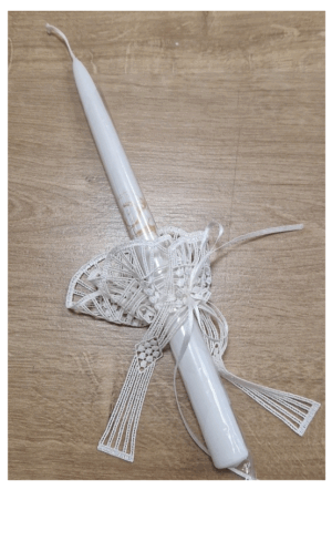 Krikšto žvakė 30 cm (19)