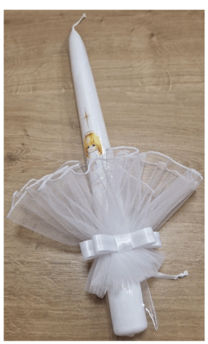 Krikšto žvakė 38 cm (7)