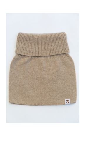 Knitas kašmyro vilnos apykaklė-šalikėlis