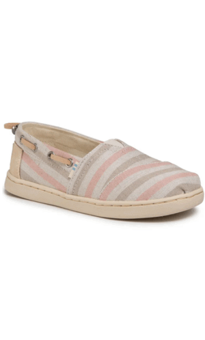 Toms bateliai Bimini Salmon Woven Stripe
