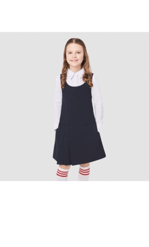 MAMAJUM mokyklinis liemenuotas sarafanas-užsakoma prekė